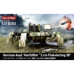 Fist of war, WWII germany E50 with flak 38 anti-air tank - Modelcol...
