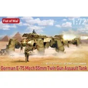 German e75 Mech twin 50mm guns assault tank - Modelcollect UA72354