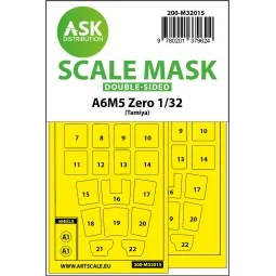 A6M5 Zero double-sided express masks for Tamiya - Art Scale Kit 200...