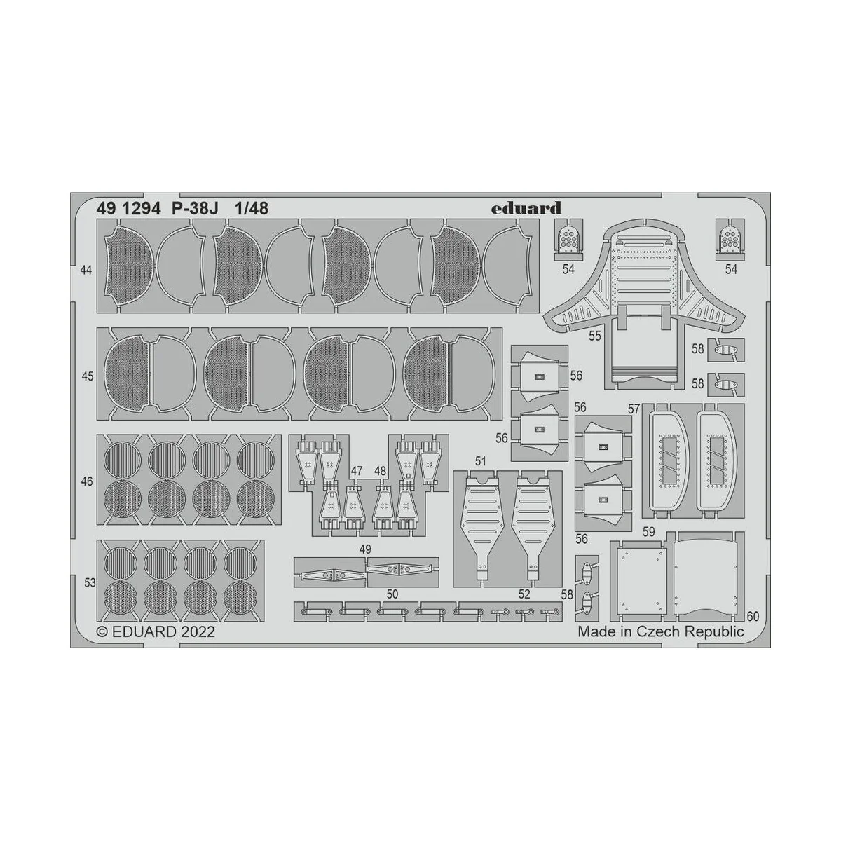 P-38J - Eduard Accessories 491294