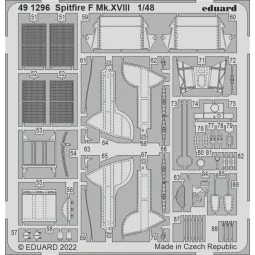 Spitfire F Mk.XVIII, 1/48 - Eduard Accessories 491296