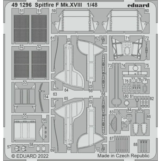 Spitfire F Mk.XVIII - Eduard Accessories 491296
