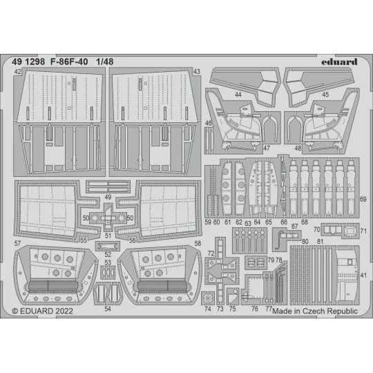 F-86F-40 - Eduard Accessories 491298