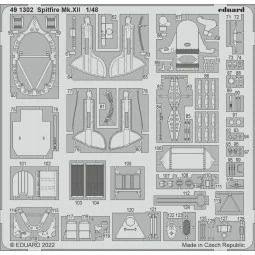 Spitfire Mk.XII for AIRFIX - Eduard Accessories 491302