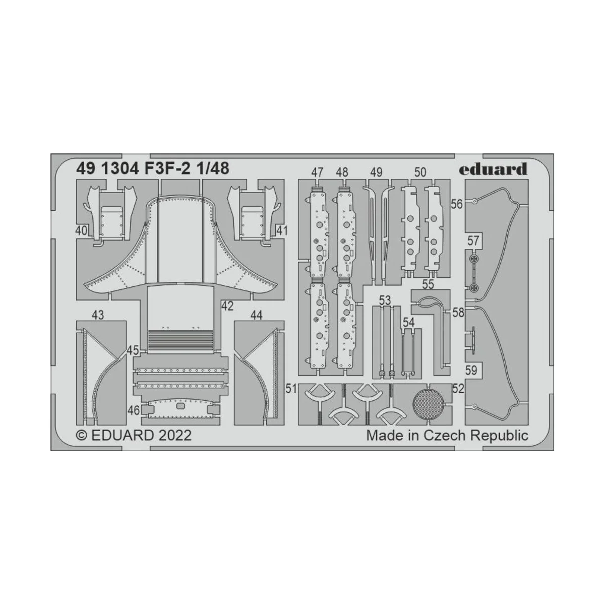 F3F-2 for ACADEMY, 1/48 - Eduard Accessories 491304