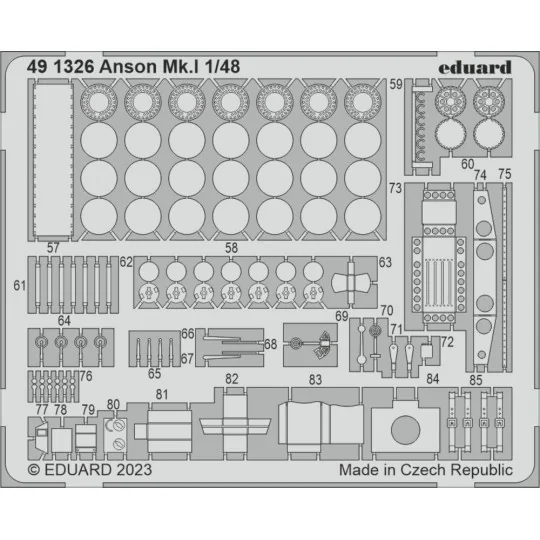Anson Mk.I 1/48 for AIRFIX, 1/48 - Eduard Accessories 491326