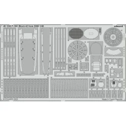 F-16C Block 42 from 2006 1/48 for KINETIC - Eduard Accessories 491330
