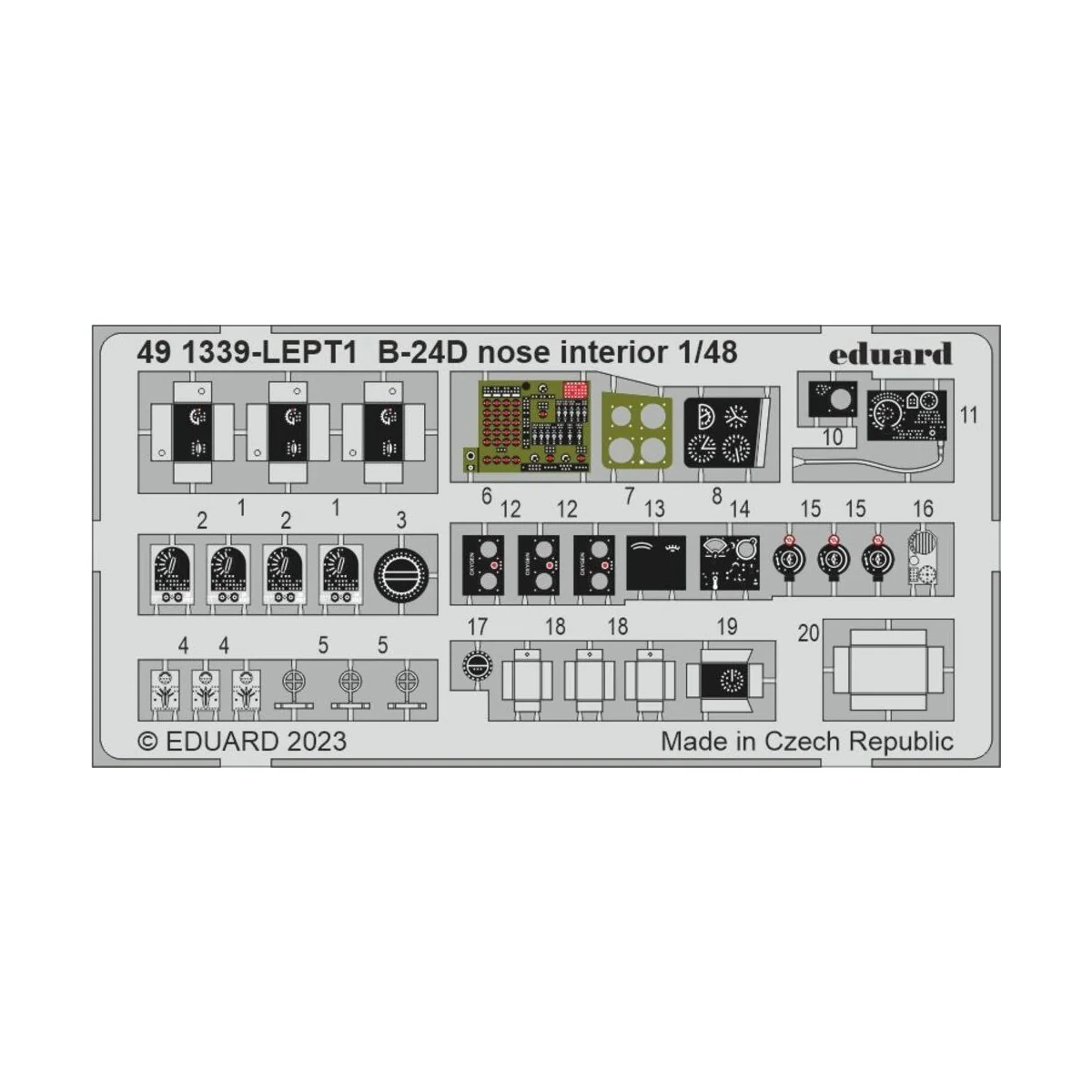 B-24D nose interior 1/48 REVELL - Eduard Accessories 491339