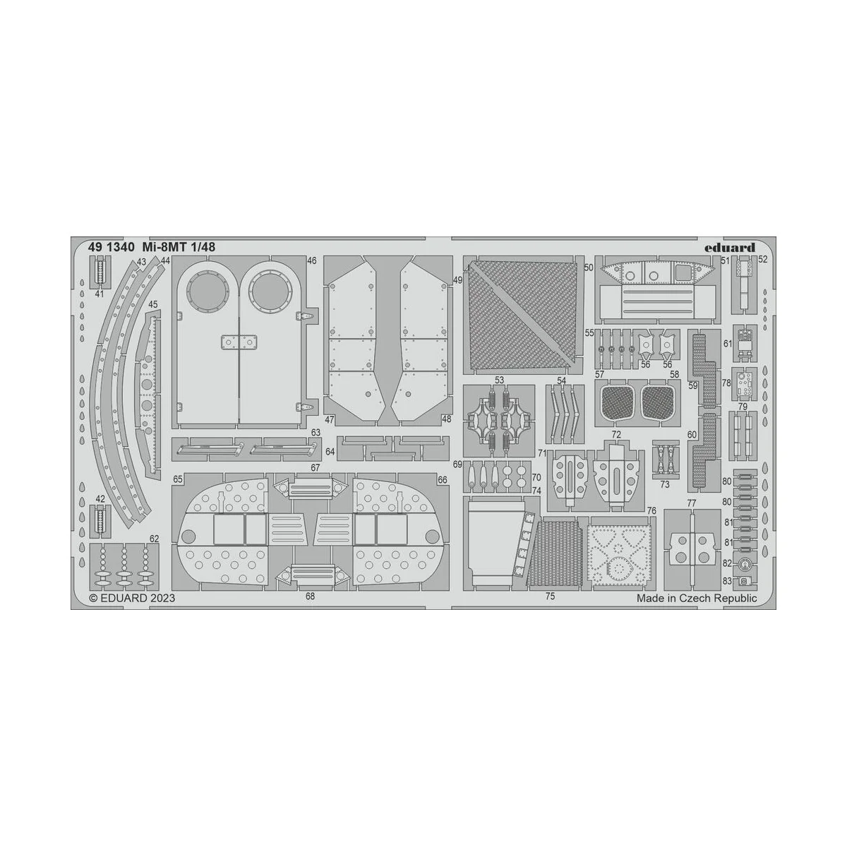 Mi-8MT 1/48 ZVEZDA - Eduard Accessories 491340
