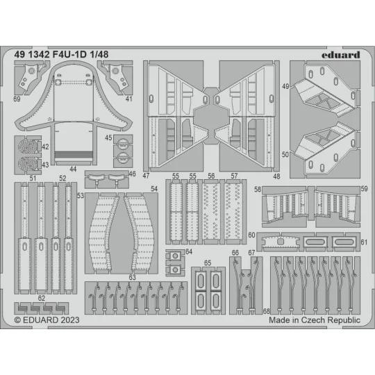 F4U-1D 1/48 HOBBY BOSS - Eduard Accessories 491342