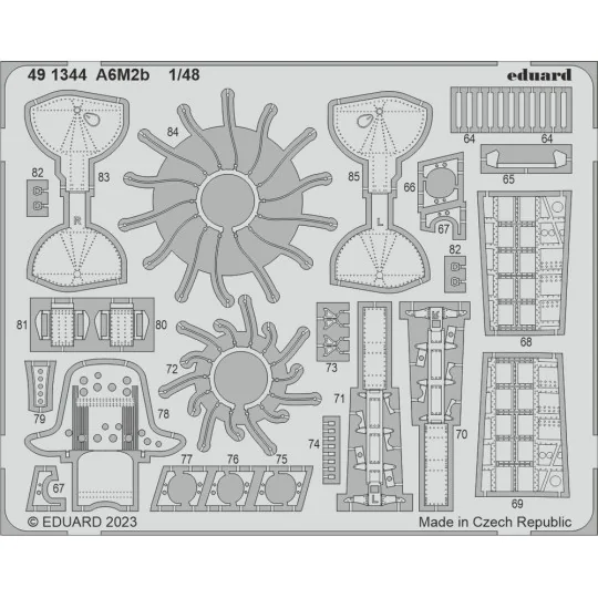 A6M2b 1/48 ACADEMY, 1/48 - Eduard Accessories 491344