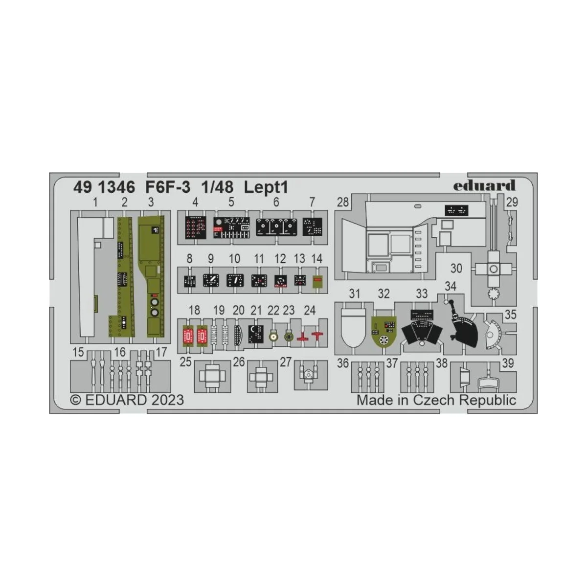 F6F-3 1/48 EDUARD - Eduard Accessories 491346