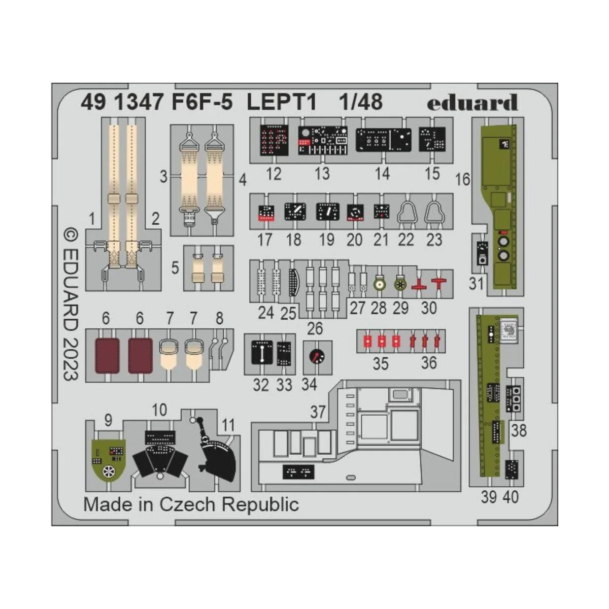 F6F-5 1/48 EDUARD - Eduard Accessories 491347