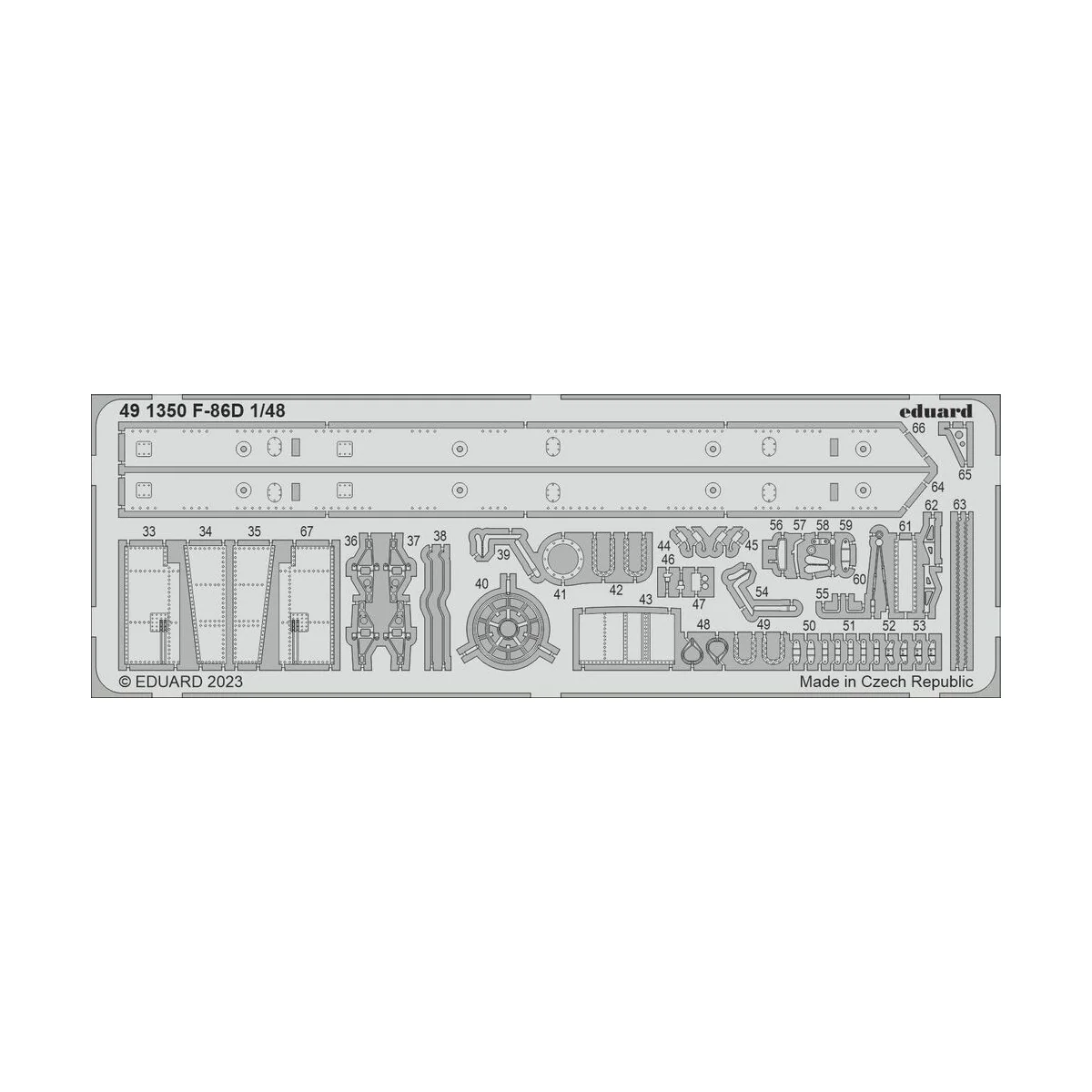 F-86D 1/48 REVELL - Eduard Accessories 491350