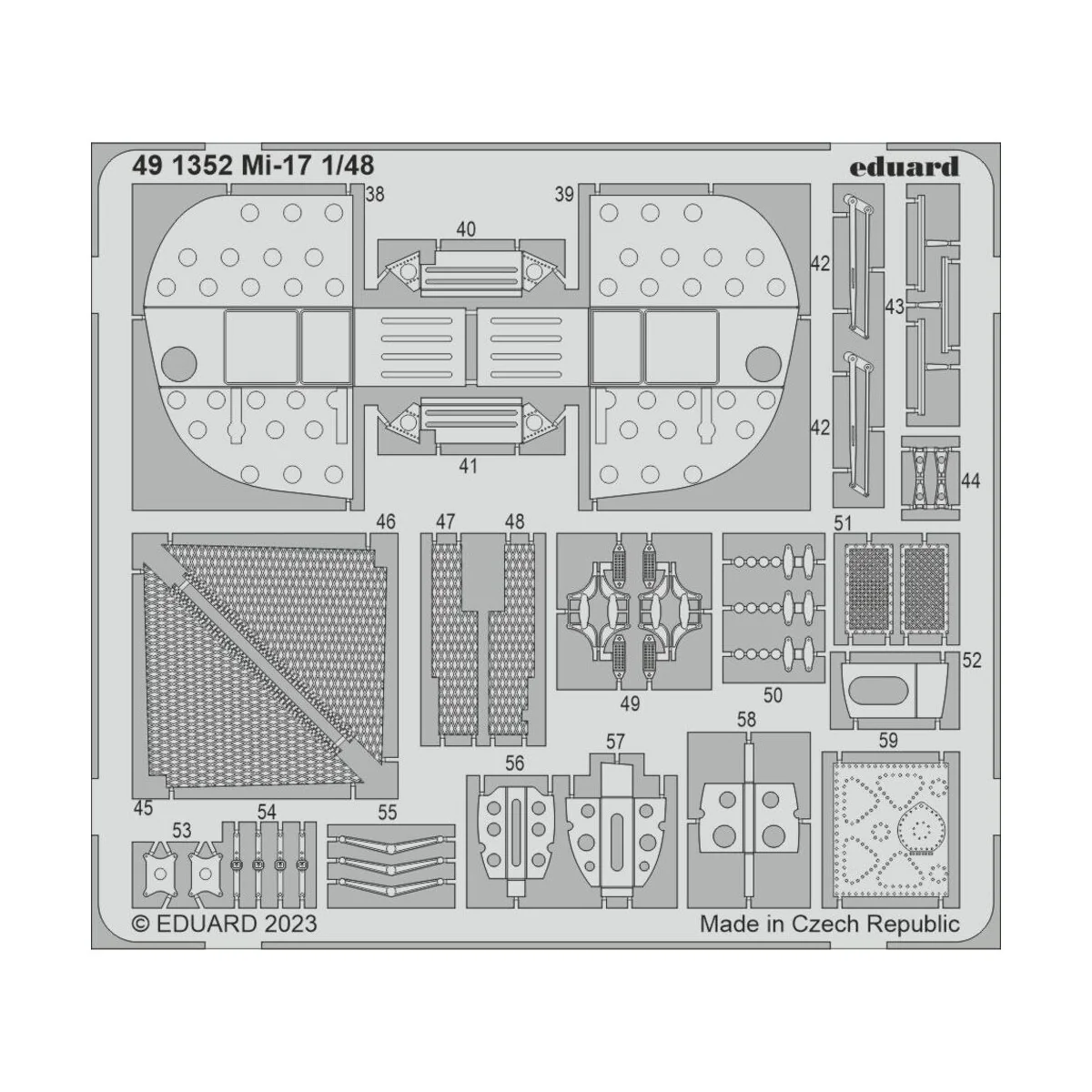 Mi-17 1/48 AMK - Eduard Accessories 491352