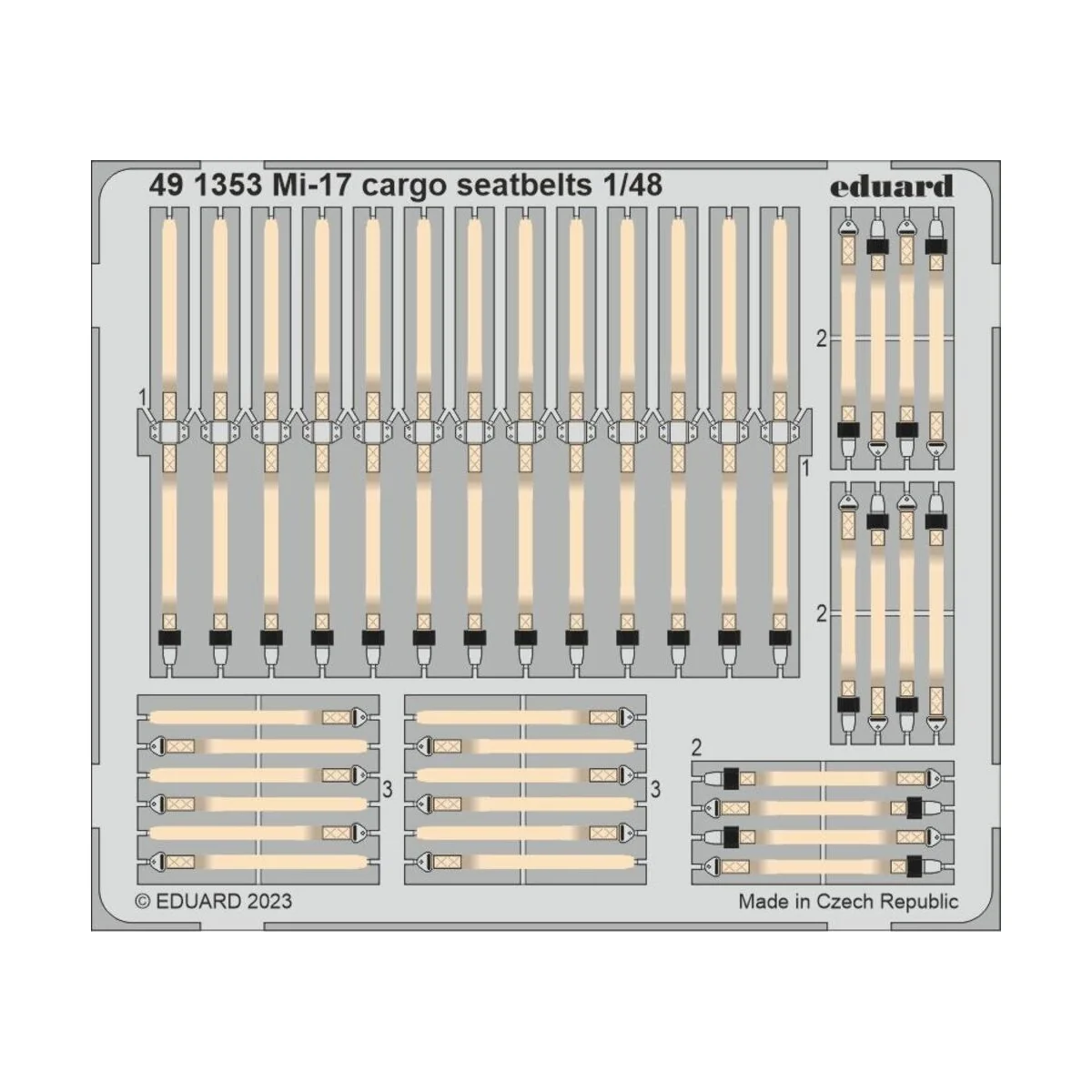 Mi-17 cargo seatbelts 1/48 AMK, 1/48 - Eduard Accessories 491353