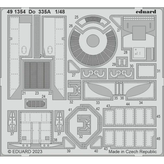 Do 335A 1/48 TAMIYA, 1/48 - Eduard Accessories 491354