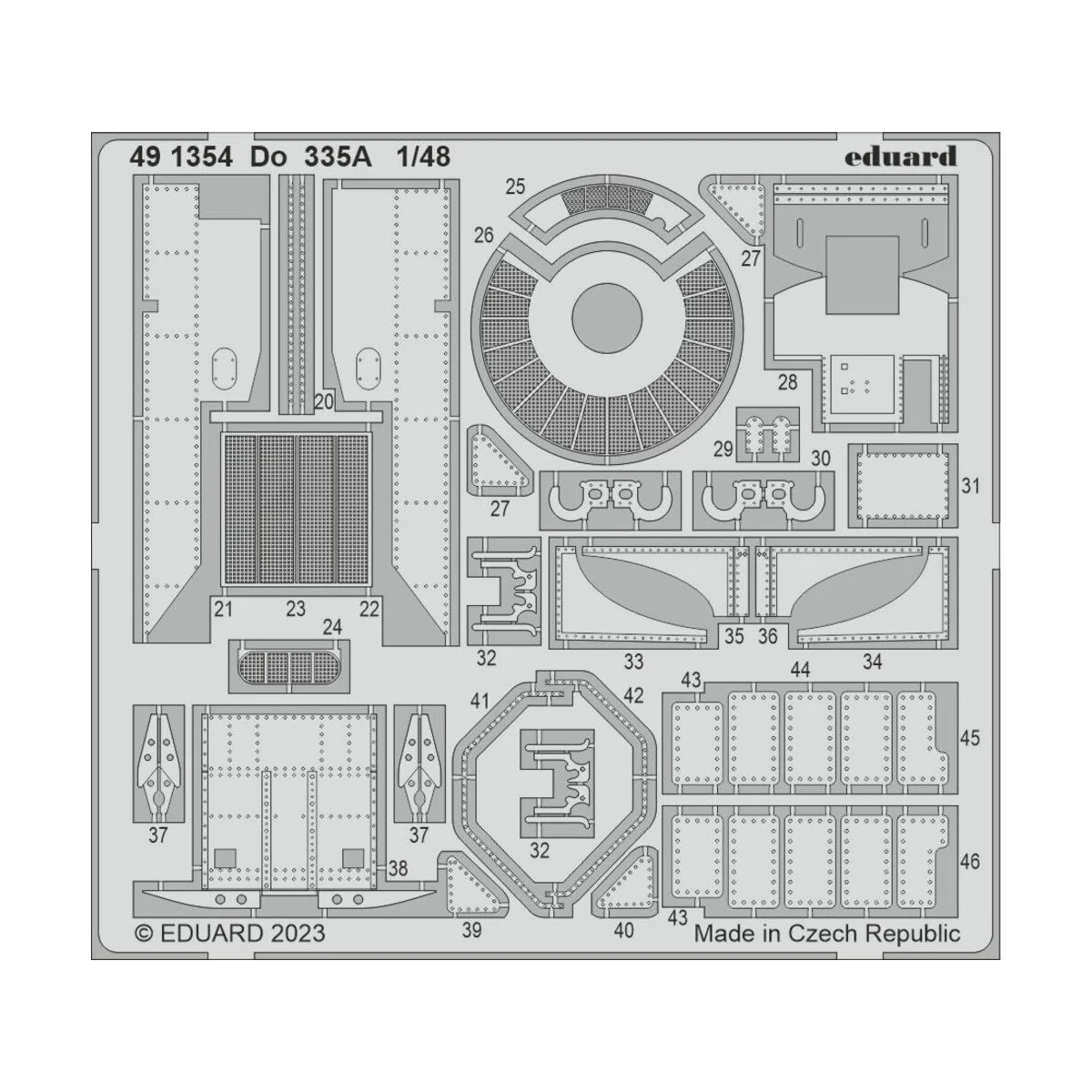 Do 335A 1/48 TAMIYA - Eduard Accessories 491354