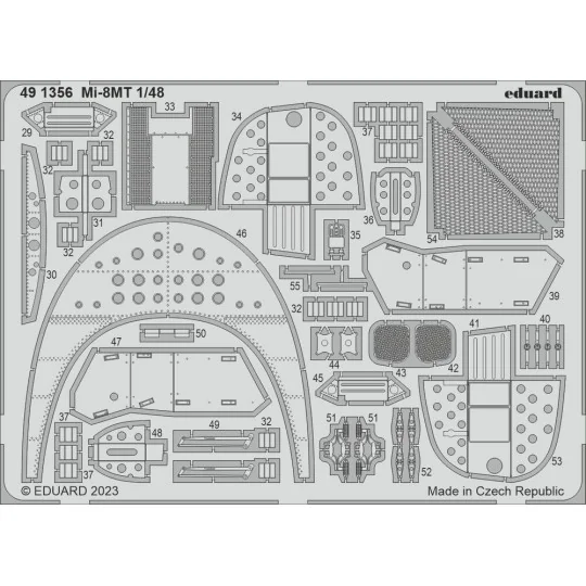 Mi-8MT 1/48 TRUMPETER, 1/48 - Eduard Accessories 491356
