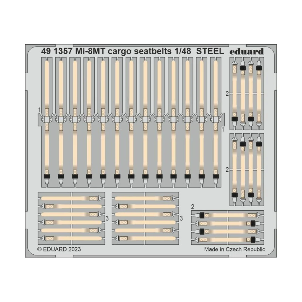 Mi-8MT cargo seatbelts STEEL 1/48 TRUMPETER, 1/48 - Eduard Accessor...