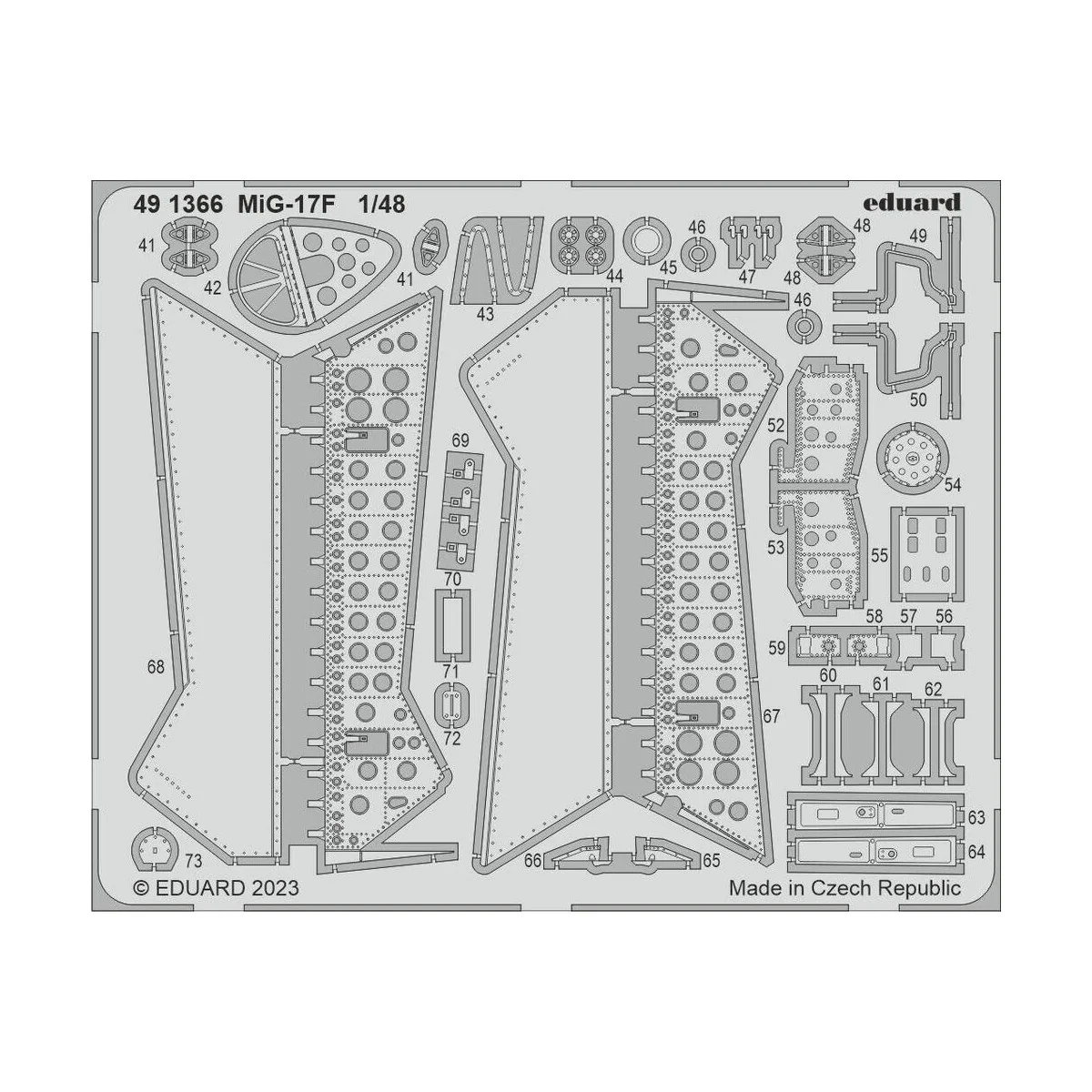 MiG-17F 1/48 AMMO, 1/48 - Eduard Accessories 491366