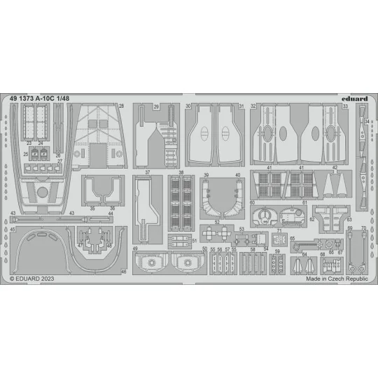 A-10C 1/48 ACADEMY, 1/48 - Eduard Accessories 491373