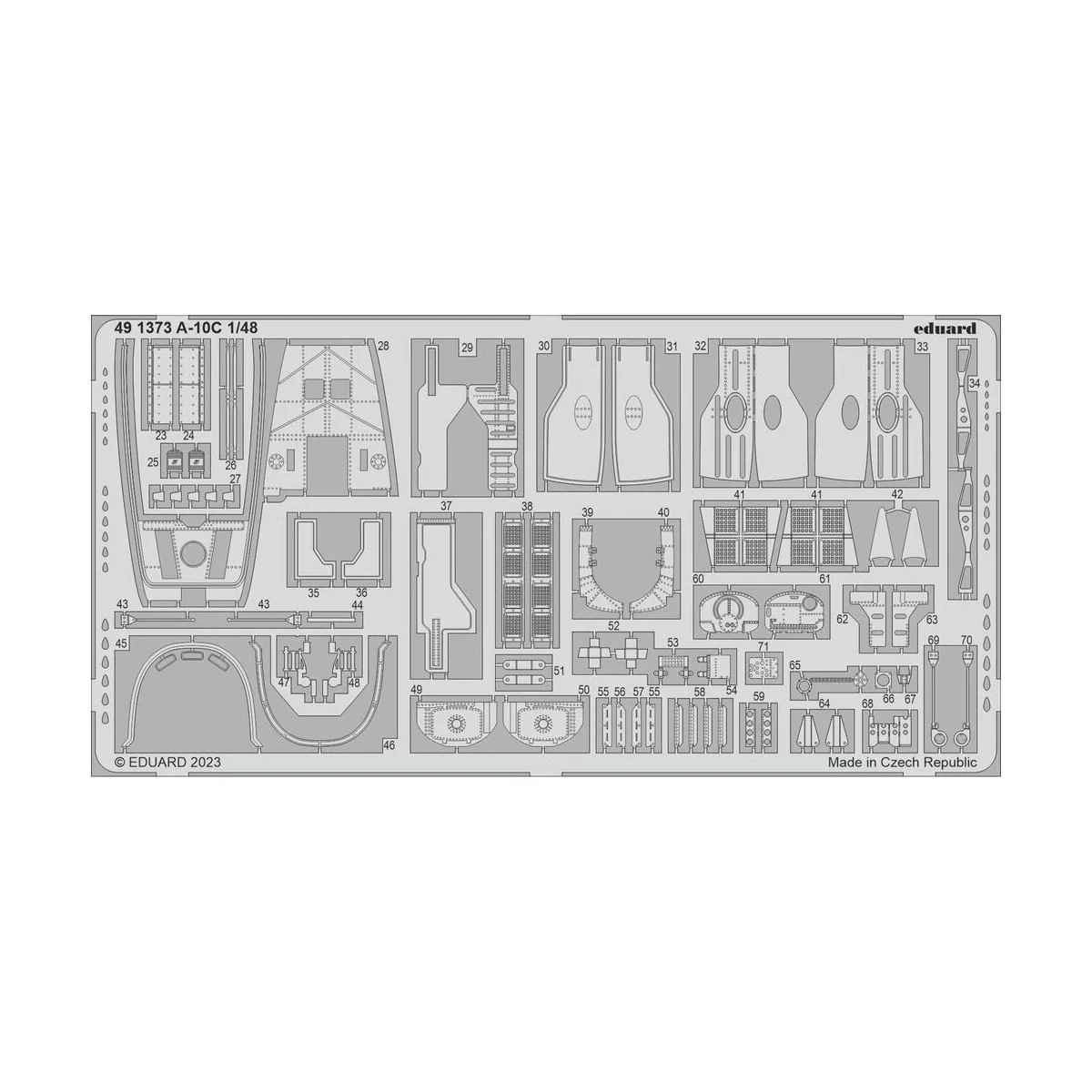 A-10C 1/48 ACADEMY - Eduard Accessories 491373