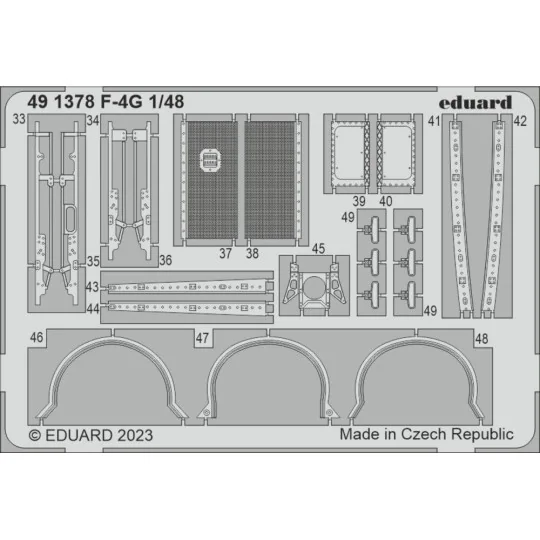 F-4G 1/48 MENG, 1/48 - Eduard Accessories 491378