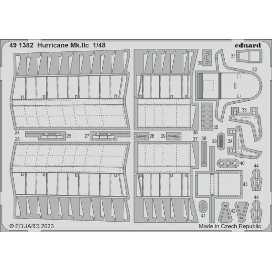 Hurricane Mk.IIc 1/48 ARMA HOBBY - Eduard Accessories 491382
