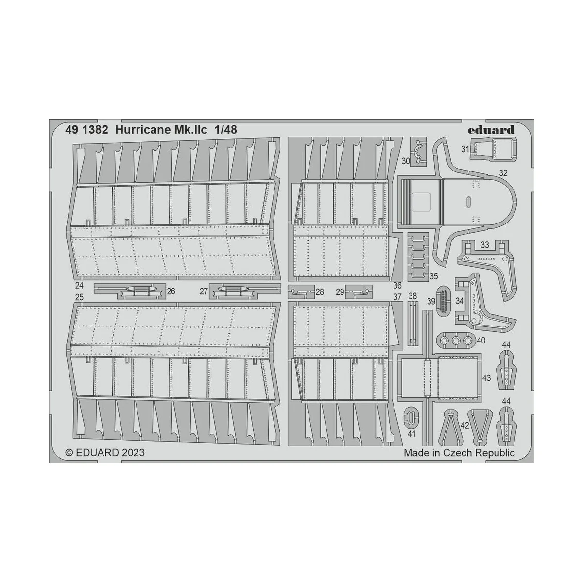 Hurricane Mk.IIc 1/48 ARMA HOBBY - Eduard Accessories 491382