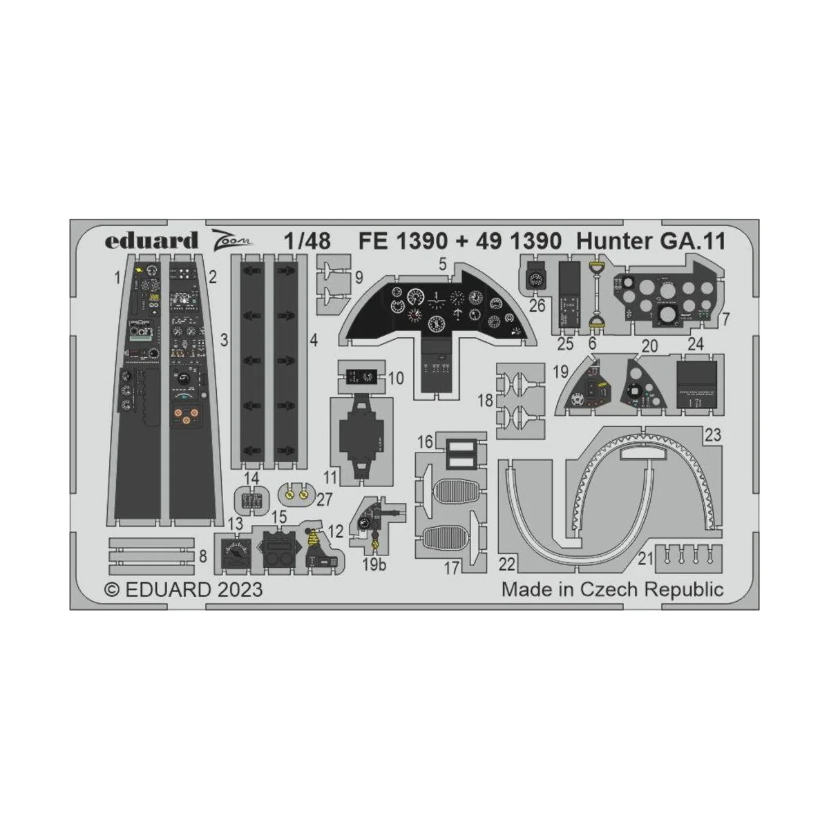 Hunter GA.11 1/48 AIRFIX - Eduard Accessories 491390