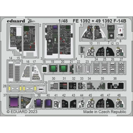 F-14B 1/48 GREAT WALL HOBBY, 1/48 - Eduard Accessories 491392 F-14B 1/48 GREAT WALL HOBBY, 1/48 - Eduard Accessories 491392