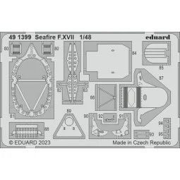 Seafire F.XVII 1/48 - Eduard Accessories 491399
