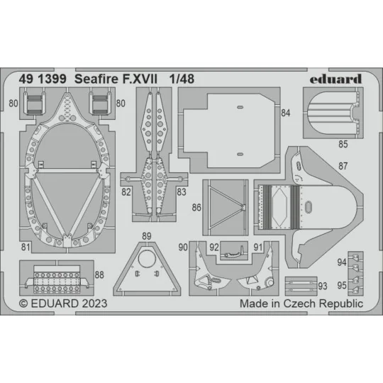 Seafire F.XVII 1/48 - Eduard Accessories 491399