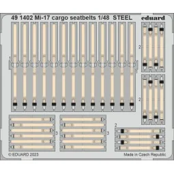 Mi-17 cargo seatbelts STEEL, 1/48 - Eduard Accessories 491402