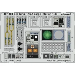 Sea King HAS.1 cargo interior 1/48 - Eduard Accessories 491404