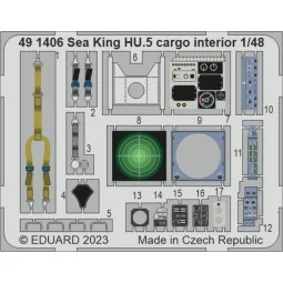 Sea King HU.5 cargo interior 1/48 - Eduard Accessories 491406
