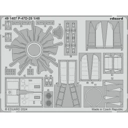 P-47D-25 1/48 - Eduard Accessories 491407