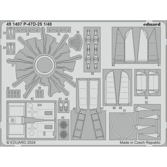 P-47D-25 1/48 - Eduard Accessories 491407