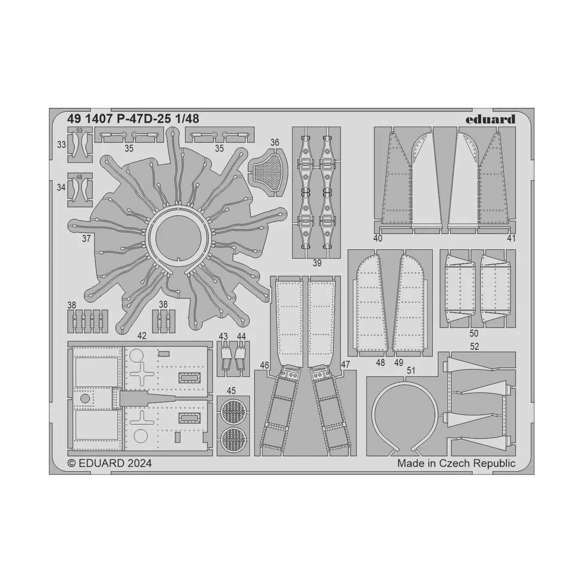 P-47D-25, 1/48 - Eduard Accessories 491407