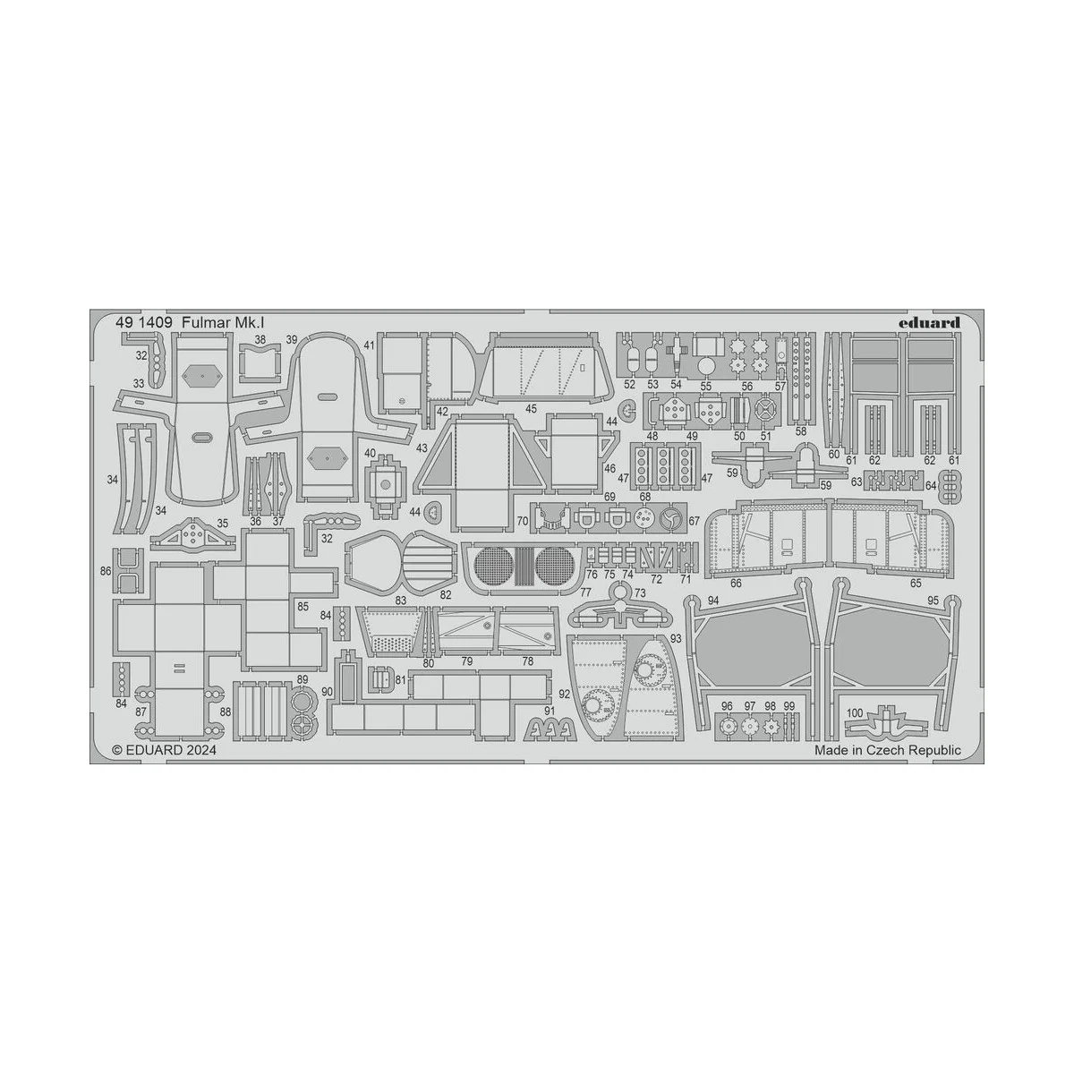 Fulmar Mk.I 1/48 - Eduard Accessories 491409
