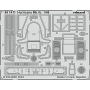Hurricane Mk.IIc, 1/48 - Eduard Accessories 491411