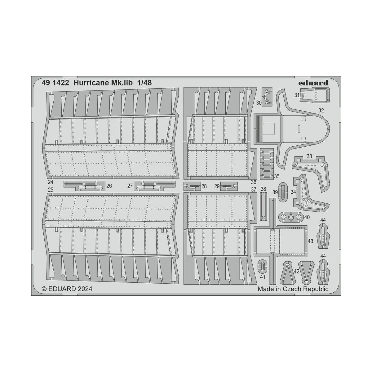 Hurricane Mk.IIb 1/48 ARMA HOBBY - Eduard Accessories 491422