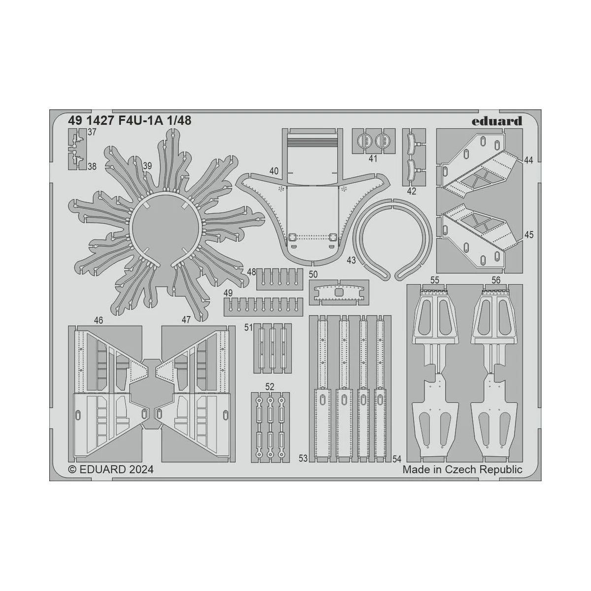 F4U-1A 1/48 MAGIC FACTORY - Eduard Accessories 491427