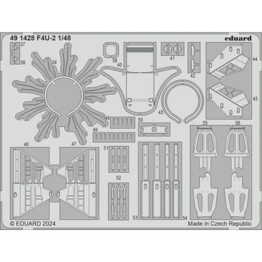 F4U-2 1/48 MAGIC FACTORY - Eduard Accessories 491428
