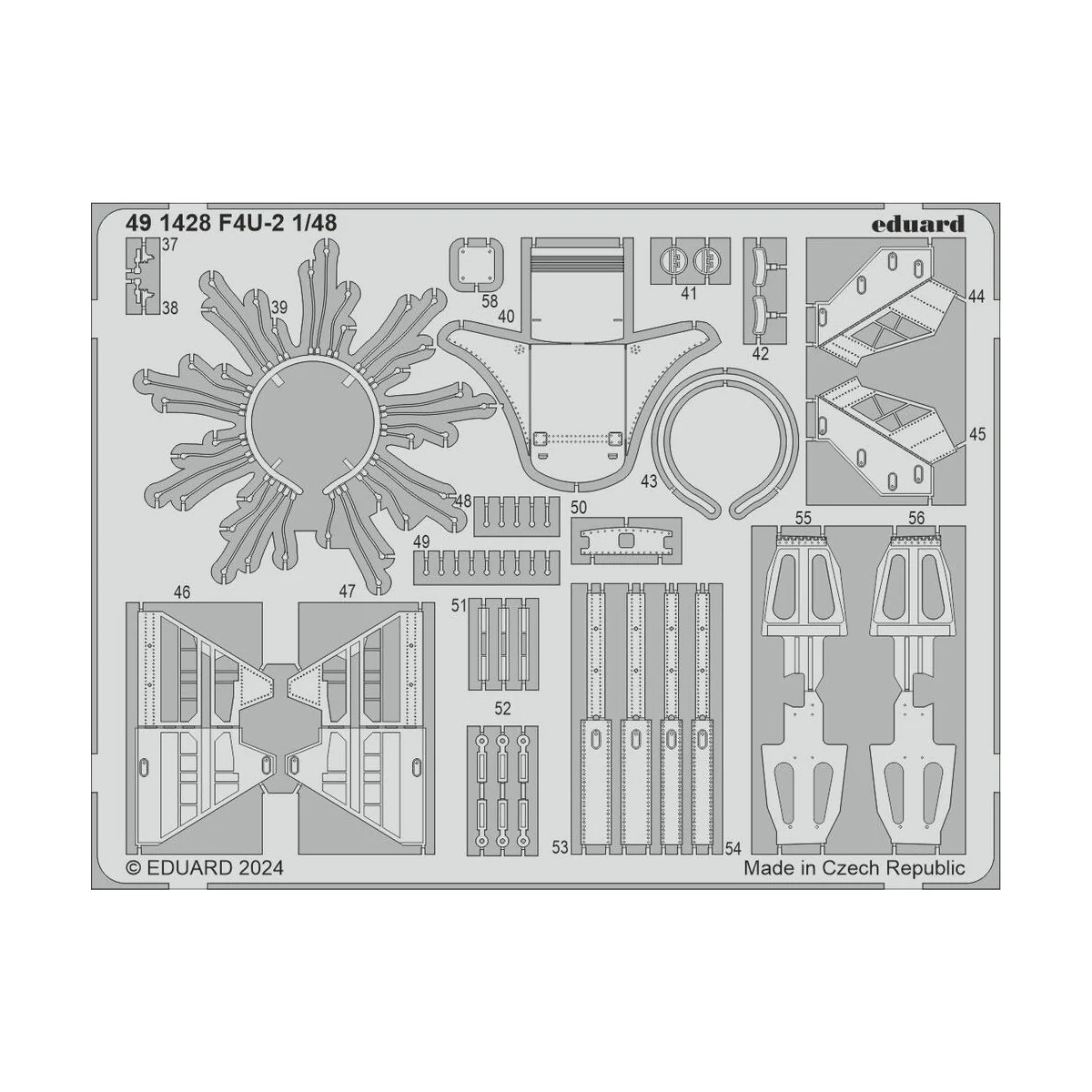 F4U-2 1/48 MAGIC FACTORY - Eduard Accessories 491428