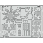 F4U-2 1/48 MAGIC FACTORY, 1/48 - Eduard Accessories 491428