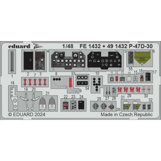 P-47D-30 1/48 MINIART - Eduard Accessories 491432