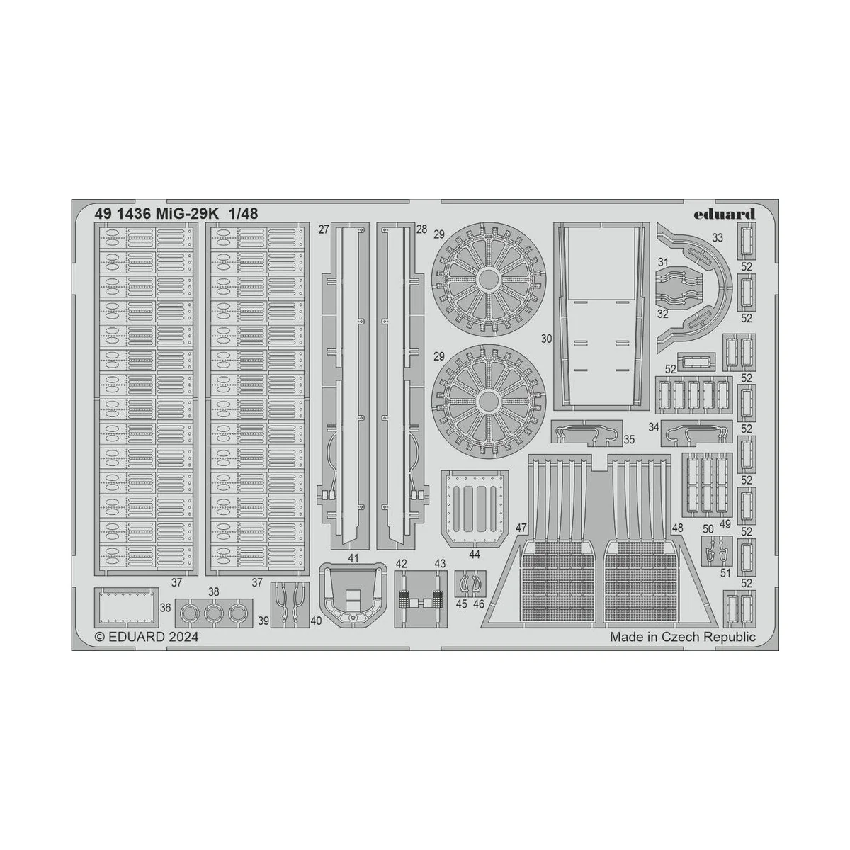 MiG-29K 1/48 HOBBY BOSS, 1/48 - Eduard Accessories 491436