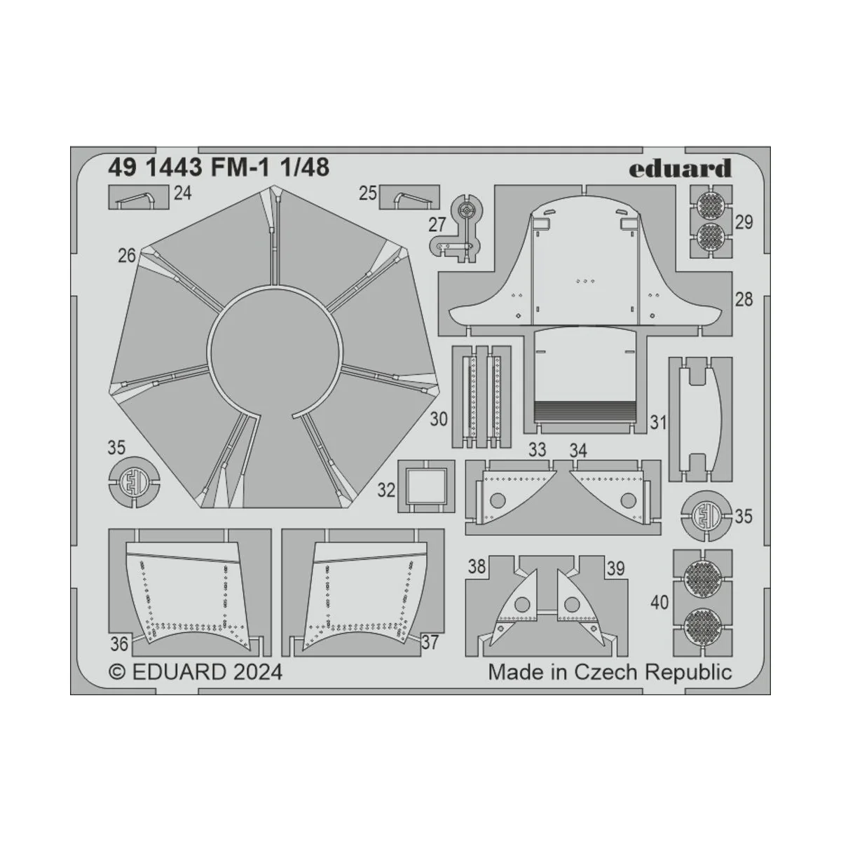 FM-1 TAMIYA, 1/48 - Eduard Accessories 491443